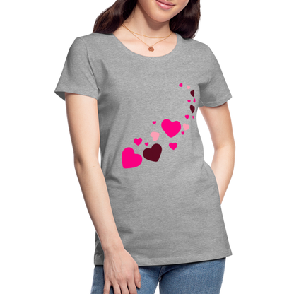 Magic Hearts | Women’s Premium T-Shirt - heather gray