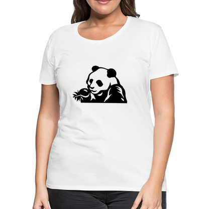 Panda Design T-Shirts for Women | Women’s Premium T-Shirt - white