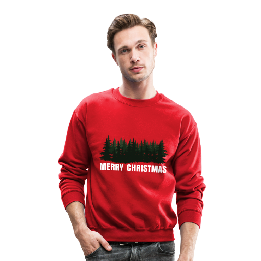 Merry Christmas Sweatshirt for Women | Merry Christmas Sweatshirt for Men | Crewneck Sweatshirt - red