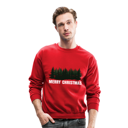 Merry Christmas Sweatshirt for Women | Merry Christmas Sweatshirt for Men | Crewneck Sweatshirt - red