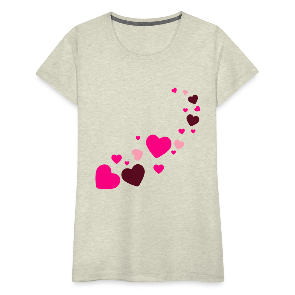 Magic Hearts | Women’s Premium T-Shirt - heather oatmeal