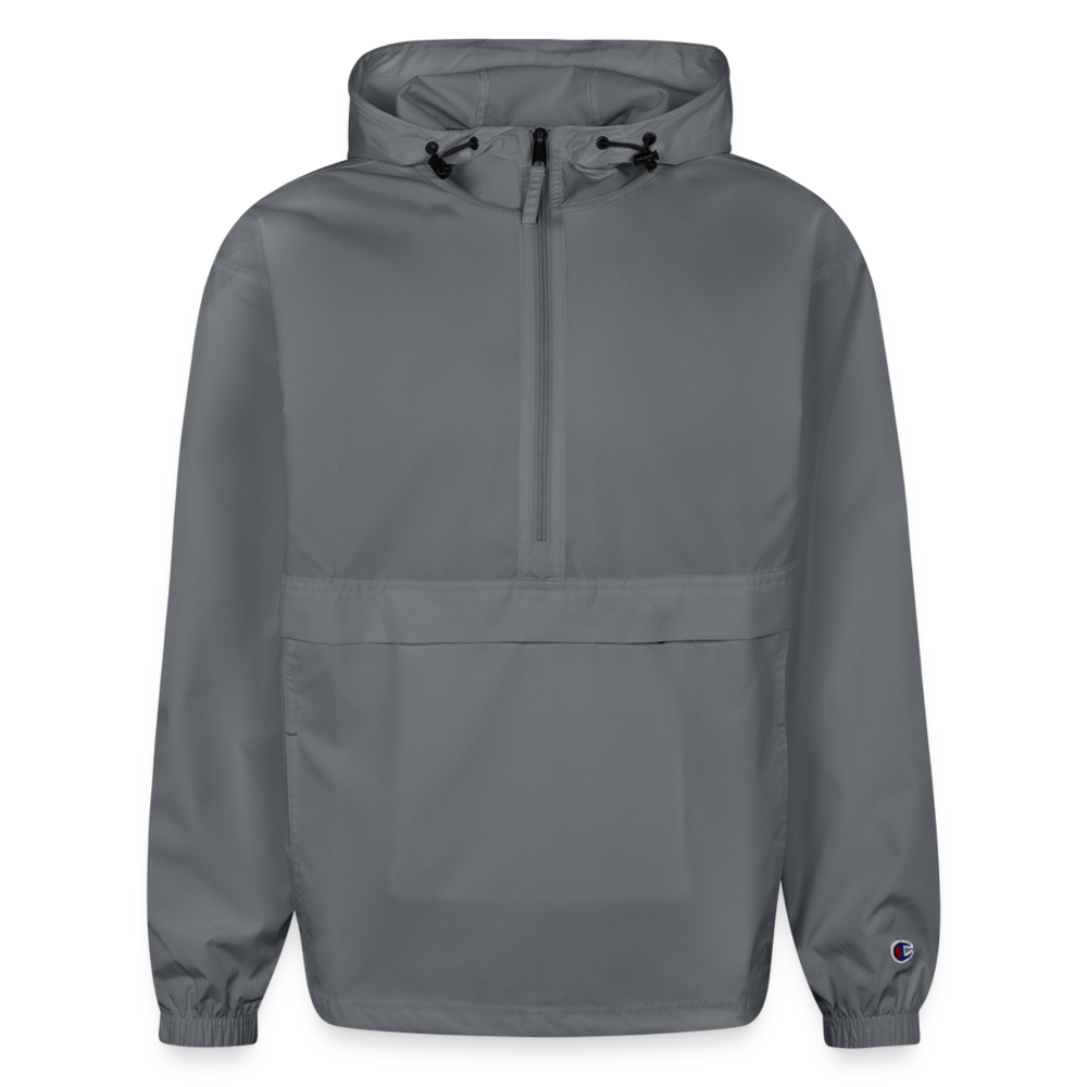 Champion Packable Jacket– Lightweight, Durable & Ready for Any Adventure - gray