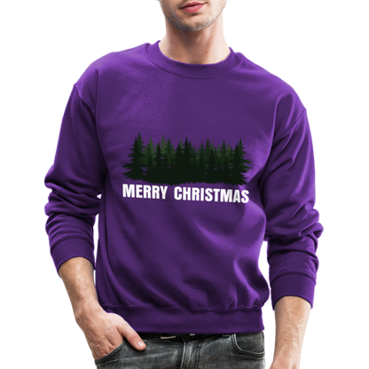 Merry Christmas Sweatshirt for Women | Merry Christmas Sweatshirt for Men | Crewneck Sweatshirt - purple