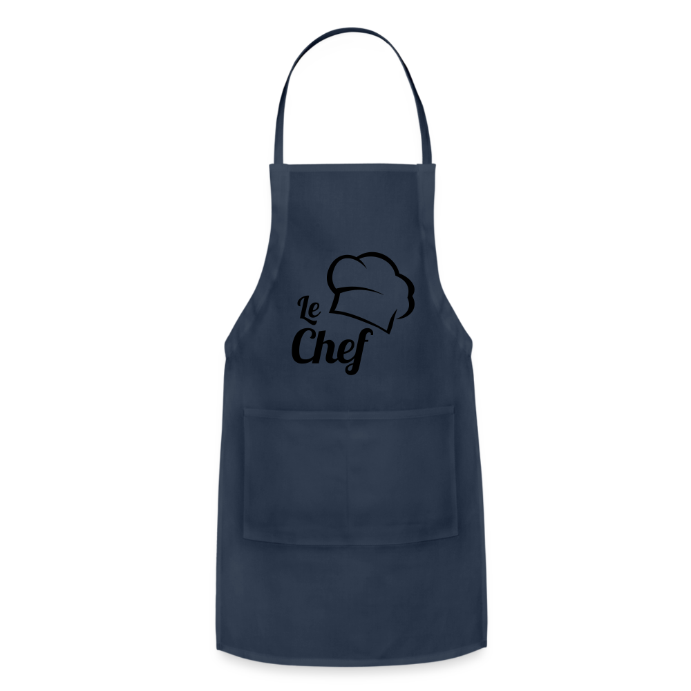 Adjustable Apron - navy