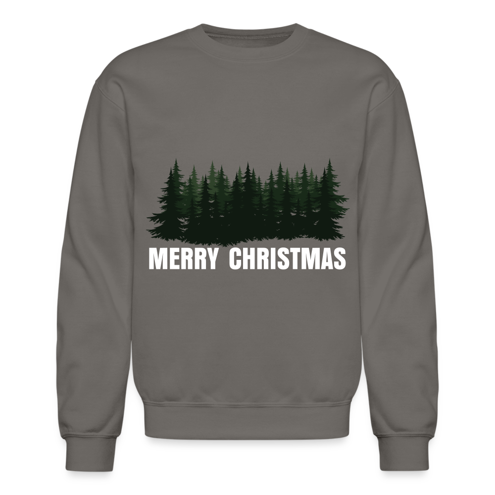 Merry Christmas Sweatshirt for Women | Merry Christmas Sweatshirt for Men | Crewneck Sweatshirt - asphalt gray