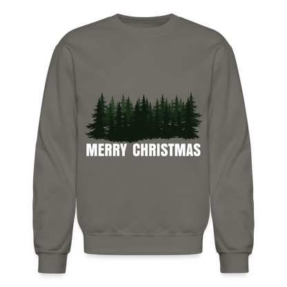 Merry Christmas Sweatshirt for Women | Merry Christmas Sweatshirt for Men | Crewneck Sweatshirt - asphalt gray