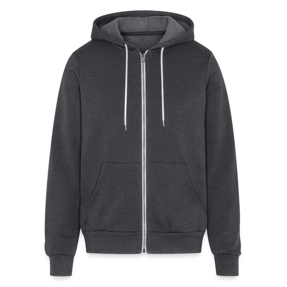 I am so Grateful | Thanksgiving Hoodie | Bella + Canvas Unisex Full Zip Hoodie - charcoal grey