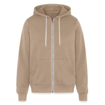 I am so Grateful | Thanksgiving Hoodie | Bella + Canvas Unisex Full Zip Hoodie - tan