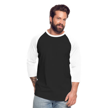 Baseball T-Shirt– Timeless Style & Comfort - black/white