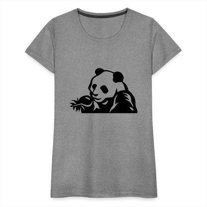 Panda Design T-Shirts for Women | Women’s Premium T-Shirt - heather gray