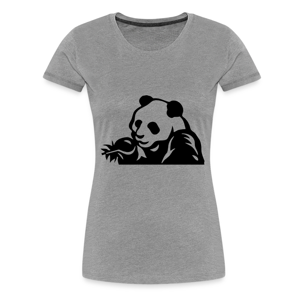 Panda Design T-Shirts for Women | Women’s Premium T-Shirt - heather gray