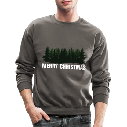 Merry Christmas Sweatshirt for Women | Merry Christmas Sweatshirt for Men | Crewneck Sweatshirt - asphalt gray