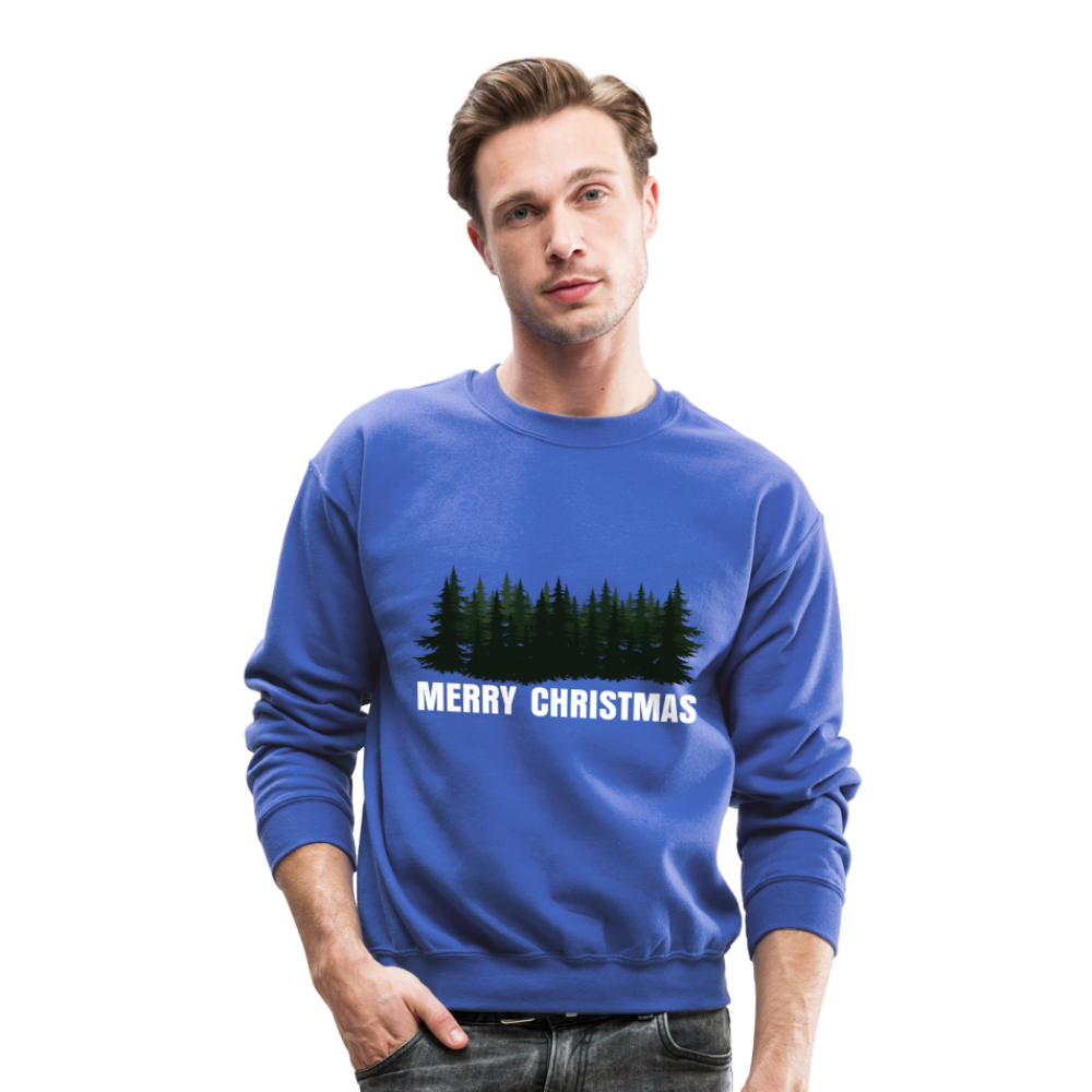 Merry Christmas Sweatshirt for Women | Merry Christmas Sweatshirt for Men | Crewneck Sweatshirt - royal blue