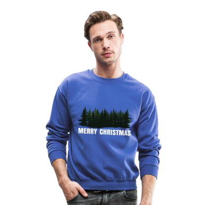 Merry Christmas Sweatshirt for Women | Merry Christmas Sweatshirt for Men | Crewneck Sweatshirt - royal blue