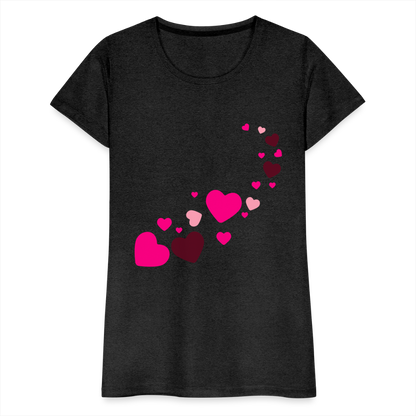 Magic Hearts | Women’s Premium T-Shirt - charcoal grey