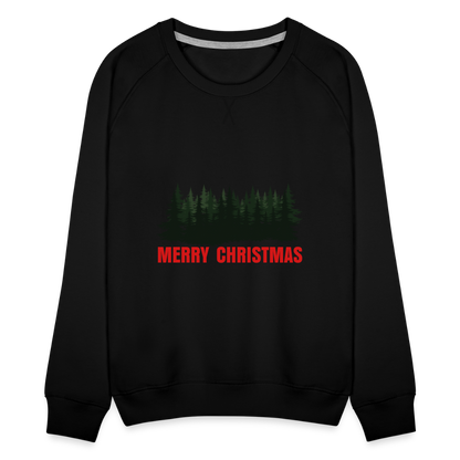 Merry Christmas Women’s Premium Sweatshirt - black