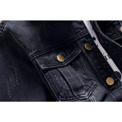 Denim jacket men's jacket