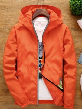 Autumn Spring Jackets | Men Bomber Jacket Male Casual Coat | Hooded Windbreaker