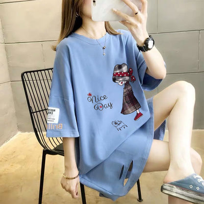 Short Sleeved Oversized T-Shirts On Instagram For Women