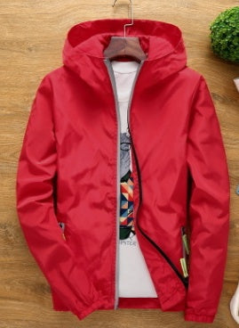 Autumn Spring Jackets | Men Bomber Jacket Male Casual Coat | Hooded Windbreaker