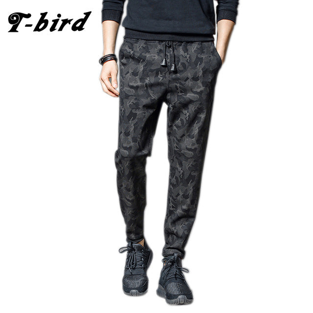 T-Bird Joggers Pants Men Streetwear Camouflage Pants