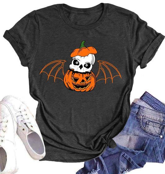 Halloween Pumpkin Shirt – Spooky Style for Fall Fun 🎃🦇