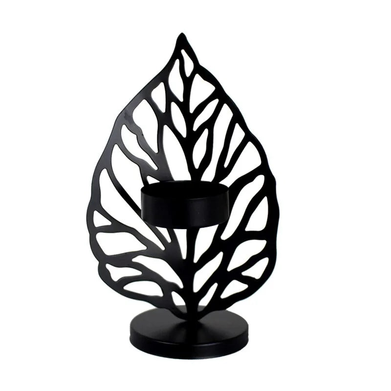 Iron Candlestick Holder: Nordic Design for Parties, Weddings, and Dinner Décor